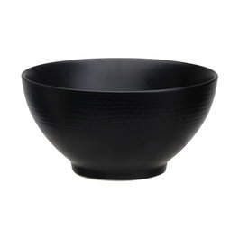 Avet Lohan Black Bol Negro Diámetro 14,5 cm Altura 7 cm Colección 6 Unidades Capacidad 650 ml